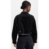 image:imageTheory Womens Aline Zip Velvet JacketBlack