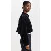 image:imageTheory Womens Aline Zip Velvet JacketBlack