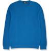 image:imageTheory Mens Rilan All Cotton Pique Knit Breach Crewneck SweaterKing Fisher Blue