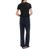image:imageTheory Womens Crepe Wide Pull on PantBlue