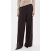 image:imageTheory Womens Wide Pleated TrousersCacao