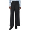 image:imageTheory Womens Classic Straight Wool TrousersNew Charcoal Melange