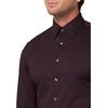 image:imageTheory Mens Sylvain Shirt in Structure KnitDeep Eggplant