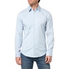 image:imageTheory Mens Sylvain Shirt in Structure KnitOlympicWhite