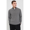 image:imageTheory Mens Hilles Quarter Zip in CashmereGrey Melange