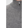 image:imageTheory Mens Hilles Quarter Zip in CashmereGrey Melange