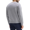 image:imageTheory Mens Relax Crewneck Long Sleeve in Light Bilen Melange Grey Medium