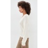 image:imageTheory Womens Relaxed V Neck Cashmere SweaterIvory