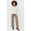 image:imageTheory Womens Relaxed V Neck Cashmere SweaterIvory