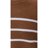 image:imageTheory Womens Striped Crewneck Sweater in CashmereAcaciaCool Fog