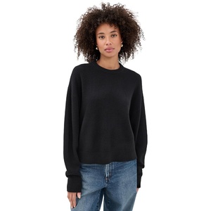 image:imageTheory Womens Cashmere Crew Neck SweaterBlack