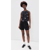 image:imageTheory Womens Sleeveless Button Down ShellBlack Multi  A0p