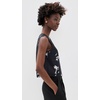 image:imageTheory Womens Sleeveless Button Down ShellBlack Multi  A0p