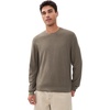 image:imageTheory Mens Riland Crew Neck Sweater Morel Melange XXL