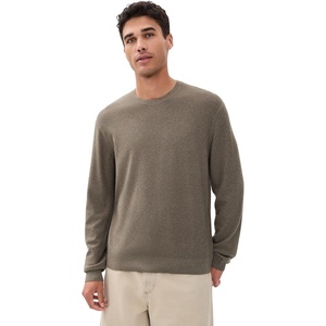 image:imageTheory Mens Riland Crew Neck Sweater Morel Melange XXL