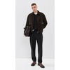 image:imageTheory Mens Aviator Jacket in Reece SuedeBrownwood