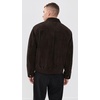 image:imageTheory Mens Aviator Jacket in Reece SuedeBrownwood