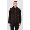 image:imageTheory Mens Aviator Jacket in Reece SuedeBrownwood