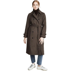 image:imageTheory Womens Classic Trench Brown Multi Small